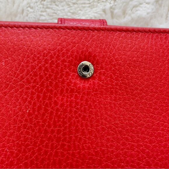 Gucci women leather red wallet Authentic!!! - Picture 5 of 12